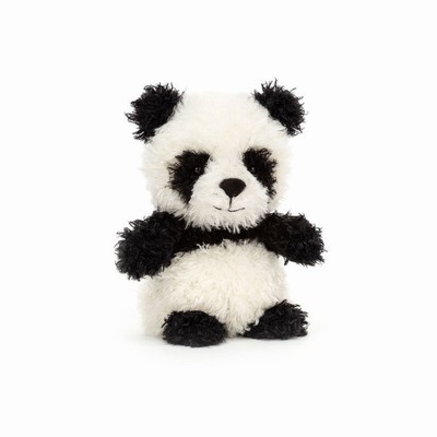 Jellycat Little Panda USA | 58607DEUG